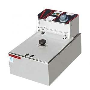 Friteuse électrique numérique industrielle commerciale Kingbetter en acier inoxydable 6L 2.5KW à chauffage rapide - Product Image 1