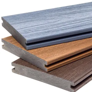 Co-extruded WPC Composite Decking Boards For Outdoor Floor Covering Lvsenwood Factory On Sale
