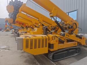 Mini-grue araignée UNIQUE 1t 2t 3t 5t, petite grue araignée hydraulique sur chenilles pour espaces étroits - Product Image 2