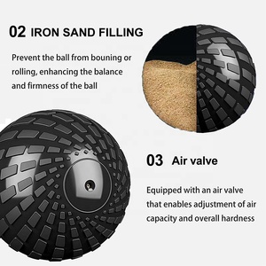 Balle de médecine sans rebond remplie de sable de haute qualité exercices de base de gymnastique 1KG-30KG balle de poids mort <span class=keywords><strong>Crossfit</strong></span> <span class=keywords><strong>Slam</strong></span> <span class=keywords><strong>Ball</strong></span> - Product Image 2