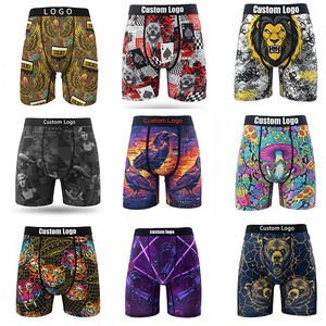 Calzoncillos Bóxer para Hombre de Fábrica OEM, Pantalones Cortos con Estampado Digital Ultravioleta de Brazo Robótico, Poliamida de Alta Elasticidad - Product Image 2