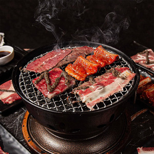 Griglia a carbone per riscaldamento indiretto da tavolo per ristoranti barbecue asiatici/coreani. - Product Image 1
