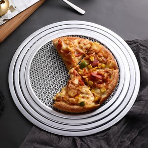 9/10/11/12/13/14/20 inch bánh <span class=keywords><strong>pizza</strong></span> Màn hình Hợp kim nhôm bánh <span class=keywords><strong>pizza</strong></span> lưới đục lỗ khay bánh <span class=keywords><strong>pizza</strong></span>, đẹp và thuận tiện để sử dụng - Product Image 3