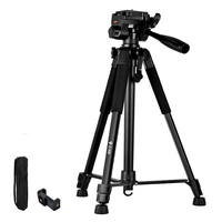 유연한 1.5M 알루미늄 전문 디지털 360 회전 삼각대 스탠드 카메라 DSLR 전화 링 라이트 사진
