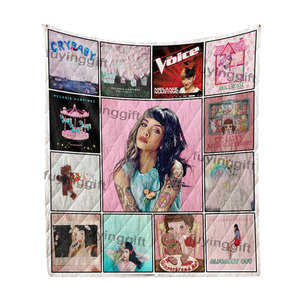 Manta de franela de microfibra supersuave y cómoda de tamaño ultra Melanie Martinez con estampado personalizado de alta calidad - Product Image 3