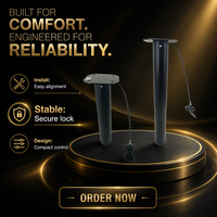 Base de table relevable de type presse