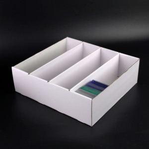 Hot Selling Sturdy <b>Cardboard</b> Card Collector Case Sorting Divider Tray For Bulk TCG Sports Cards <b>Storage</b> - Product Image 2