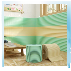Bandes décoratives souples imperméables pour murs, autocollants muraux pour cuisine, têtes de lit, rebords de fenêtres, bords muraux, coins de mur en matériau XPE auto-adhésif - Product Image 1