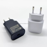 Cargador Rápido Tipo C de 25W al por Mayor, Adaptador de Corriente EP-TA800 con Enchufe EU, UK, US, Adaptador USB-C para Samsung S26+ S25 S24 A53