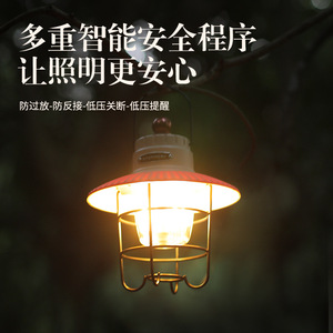 Superfire Camping <b>Lantern</b> <b>Led</b> <b>Rechargeable</b> Portable Outdoor Tent Light With Carrying Hook T55 - Product Image 3