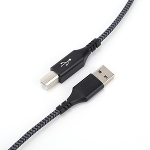 Lung Kay <b>Usb</b> <b>2.0</b> Printer <b>Cable</b> Am To Bm Tinned Copper Black Square Connector Data <b>Cable</b> - Product Image 3