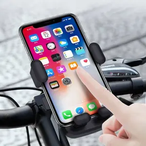 Universal Silicone Motorbike Motorcycle Outdoor Mountain Bicycle Bike Handlebar Mount Smart Cell Mobile Phone Holder