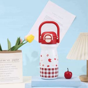 316 Stainless Steel Insulated Water Bottle Pop-Up Lid Portable Thermal Bottle <b>Large</b> Capacity Food Grade Travel Mug - Product Image 1