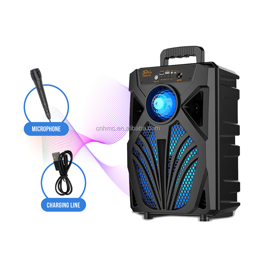 ZQS8149 Wireless Bluetooth Speaker - 8 Inch Outdoor Stereo