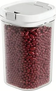 3pcs Premium Disposable Rectangular PS <b>Plastic</b> Kitchenware Modern Design Airtight <b>Lids</b> 1-3L Capacity Multifunction Fresh Storage - Product Image 4
