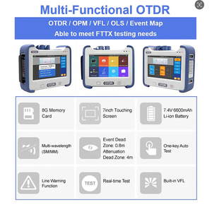 Kiểm tra sợi quang OTDR tmo350 1310 /1550nm 30/32dB với thiết bị quang OPM cho FTTH và Viễn Thông - Product Image 6