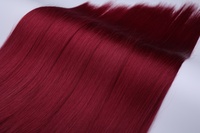 Extensions de cheveux humains Genius Weft sans perte de cheveux, en gros, faible MOQ, en stock, pour machine à coudre de perruques pour femmes