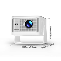 Projecteur intelligent LED portable HY350MAX 1080P 900 ANSI lumens, compatible 8K, autofocus, WiFi 6, BT5.4, Android 14, pour l'extérieur - Meilleures ventes