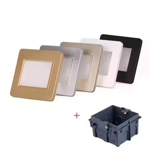 Hiện đại tuôn ra Gắn Đèn tường dẫn cho cầu thang góc tường chiếu sáng cảm biến chuyển động khung tường đèn trong nhà dẫn bước ánh sáng - Product Image 3