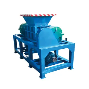 Double Shaft Aluminum Cans Iron Scrap Metal Shredder Machine Mini Crusher Metal Shredding Companies