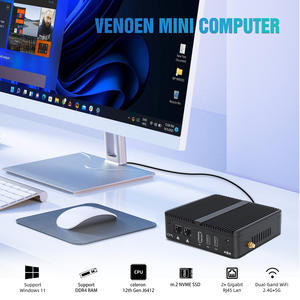 Industrieller Mini-PC Intel Celeron J6412 DDR4 M.2NVME Drei-Bildschirm-Display HD * 2 DP Neu für US/CN/EU Verschiedene Größen erhältlich - Product Image 6
