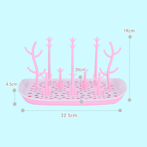 Ensemble d'étendoir à biberons de voyage avec plateau biberons et sucettes séchables légers pour intérieur et extérieur - Product Image 5