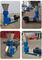 Nouvelle machine à granulés d'aliments pour animaux de ferme, usage domestique, petite, électrique, en acier inoxydable, pour volailles et bétail, capacité 150-300 kg/h, 220V/380V