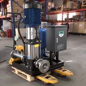 Centrifugal Booster <b>Pump</b> 1 Hp Three Phase <b>Electric</b> Flange Connection 0.1 10 Bar Pressure Stable Automatic For <b>Water</b> Supply - Product Image 2