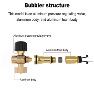 Lingzhen 1/4 inch áp lực di động máy giặt thương mại tuyết bọt pháo với vòi phun có thể điều chỉnh <span class=keywords><strong>Lance</strong></span> & <span class=keywords><strong>1L</strong></span> bọt nồi - Product Image 5