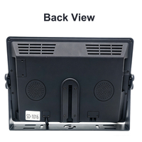 Monitor de Seguridad para Vehículos Profesional de 10.1 Pulgadas con Pantalla IPS, Entrada AV Bidireccional, Conector de Aviación de 4 Pines, Pantalla de Respaldo para Automóviles, Camiones de Servicio Pesado