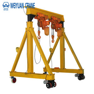 Mini grue à portique électrique <span class=keywords><strong>portable</strong></span> Entrepôt une grue à portique mobile <span class=keywords><strong>portable</strong></span> Usine chinoise 1 2 3 5 tonnes - Product Image 4