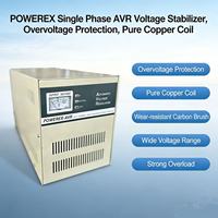 Regulador de Voltaje de CA de 5 kVA de Alta Calidad con Control de Servomotor, Monofásico, para Uso Industrial y Doméstico