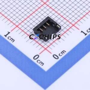 HC-1.2-3PWT Wire-to-Board Pin Header SMD,P=1.2mm,Horizontal Mount Connector 1x3P 1.2mm Horizontal Mount Pico-EZmate (MX 1.2) - Product Image 1