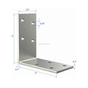 Nhiệm vụ nặng nề hình chữ <span class=keywords><strong>L</strong></span> khung thép mạ kẽm 90 độ thép góc cho các dự án bằng gỗ đóng dấu 90 độ <span class=keywords><strong>l</strong></span>-hình dạng khung kim loại - Product Image 6