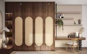 Armario personalizado para hotel residencial, muebles de dormitorio, sistema de armario de tela, armario clásico - Product Image 5