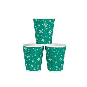 Coffee Time Double Ripple <b>Wall</b> Cup Heat <b>Insulation</b> Craft <b>Paper</b> Coffee Cups for Hot Drinks Take Away Mugs 8/10oz Vasos Polipapel - Product Image 5