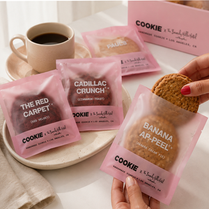 Sacs d'emballage personnalisés en plastique transparent givré thermoscellables pour aliments, bonbons, biscuits, emballages individuels de biscuits - Product Image 5