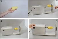 Nieuwe Huishoudelijke Elektrische Aangedreven Tornado Aardappel Toren Roterende Machine Voor Het Snijden Van Groenten En Fruit
