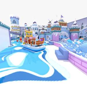 Grande aire de jeux intérieure pour enfants sur le thème de la glace et de la neige, équipement d'amusement personnalisé et populaire - Product Image 4