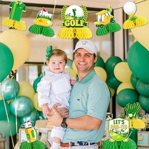 8 Piezas <span class=keywords><strong>de</strong></span> Decoraciones para Mesa <span class=keywords><strong>de</strong></span> Fiesta <span class=keywords><strong>de</strong></span> Golf, Centros <span class=keywords><strong>de</strong></span> Mesa <span class=keywords><strong>de</strong></span> Panal <span class=keywords><strong>de</strong></span> Abeja Amarillos y Verdes, Artículos para Fiestas Deportivas y Cumpleaños - Product Image 6