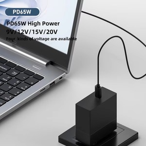Adaptateur de prise jack DC 5,5x2,5 mm USB C vers 9V 12V 15V 20V, câble de charge PD Type C pour moniteurs LCD, <span class=keywords><strong>radio</strong></span> et équipements de diffusion cinématographique - Product Image 2