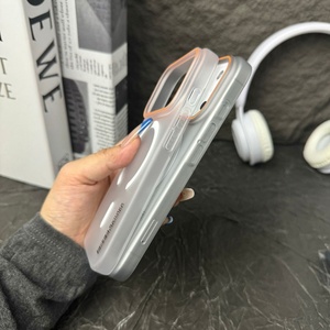 Coque de téléphone d'impression givrée translucide couverture de PC de charge sans fil pour Iphone 17 16 15Pro Max sensation de peau mat étui de couverture complète - Product Image 3