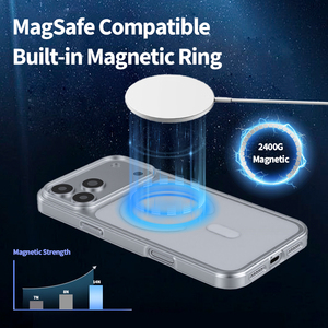 Vente en gros de coques de téléphone magnétiques transparentes en acrylique antichoc pour 15 14 <span class=keywords><strong>11</strong></span> 12 13 <span class=keywords><strong>Pro</strong></span> Max - Product Image 5