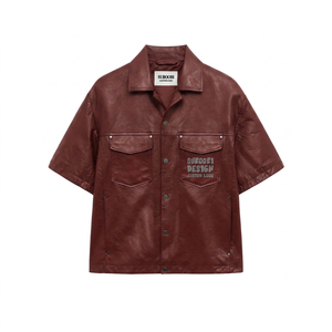 เสื้อแจ็คเก็ตหนัง PU ปี 2026 แบบสั่งทำพิเศษ OEM/ODM พร้อมโลโก้ พิมพ์ลายกราฟิก กันน้ำ ระบายอากาศได้ดี มีฮู้ด แขนยาว ไซส์ใหญ่ ปิดด้วยซิป - Product Image 5