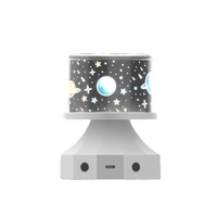 Lampe de projection créative ciel étoilé avec haut-parleur et télécommande, 23 motifs pour chambre d'enfant, veilleuse
