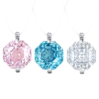Collier ras du cou en argent sterling S925 pour femme, design minimaliste et tendance, larmes de sirène, ligne de pêche transparente