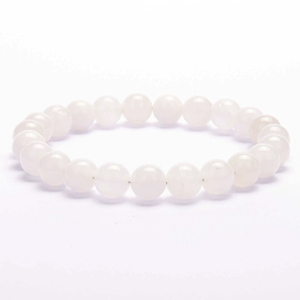 Fashionable 8MM Popular Natural Stone Solid Color <strong>Bead</strong> <strong>Bracelet</strong> <strong>for</strong> Wholesale N800302 - Product Image 2