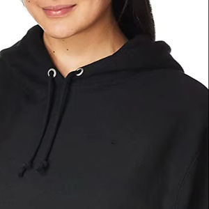 Wholesale Custom Logo Streetwear Women Sweatshirt Pullover Gym Hoodies Women Crop Hoodie Ladies Casual Crop Top Hoodie - Product Image 4