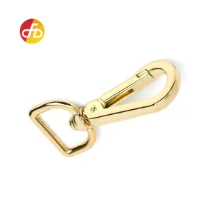 Manufacturer Custom Snap Hook Swivel Metal Zinc Alloy Snap Hook Accessories for bags and wallets