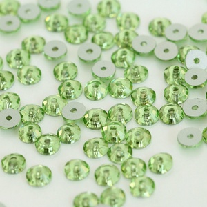 Cristales de Vidrio OLeeya para Coser, 4mm SS16, Cristal AB, 30 Colores, Orificio Mediano, Parte Posterior Plana, para Decoración de Vestidos - Product Image 4
